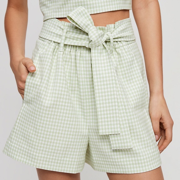 Wilfred Gélas Short BNWT, ESPACE/LIME GINGHAM, 6 - Picture 2 of 6